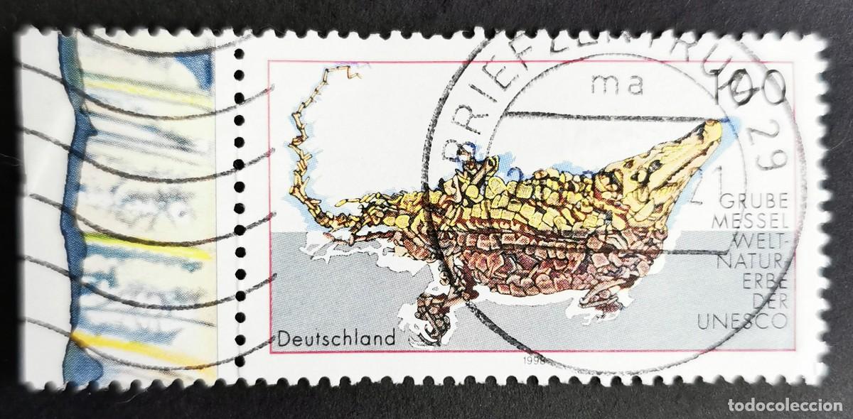 Sellos: Sello Alemania R. Federal 1998, Yacimiento f&oacute;sil de Messel Pit , 100 Pf. Michel: DE 2006
