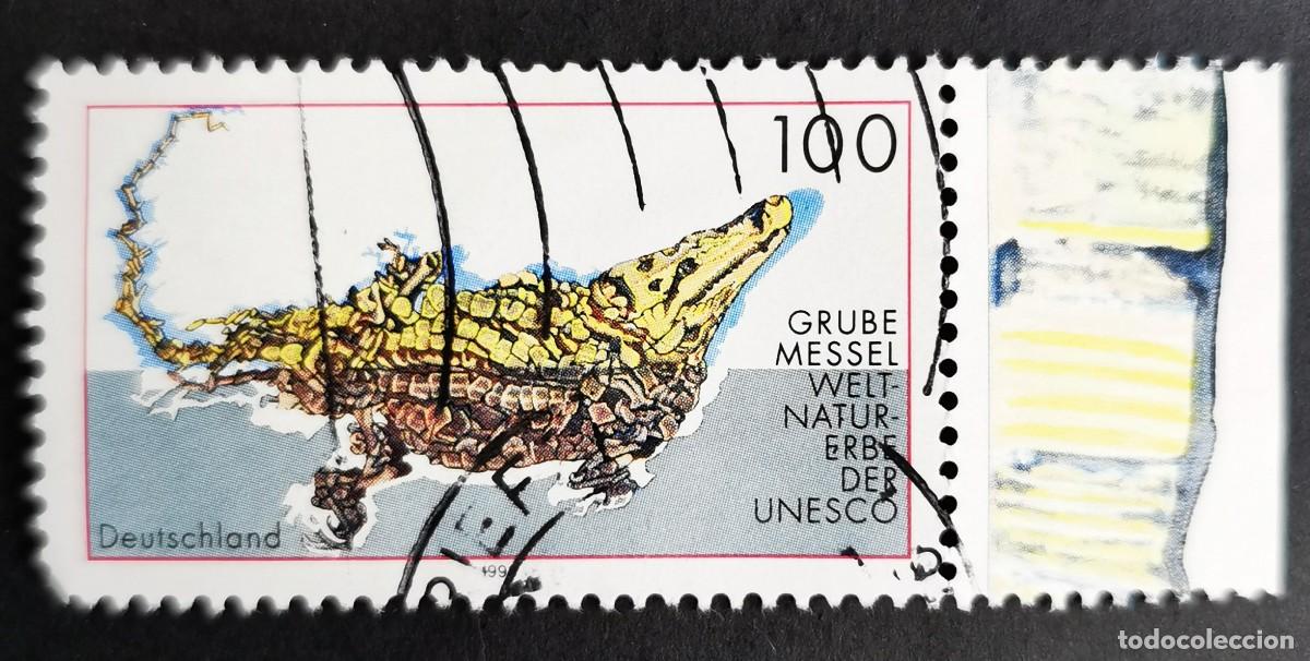 Sellos: Sello Alemania R. Federal 1998, Yacimiento f&oacute;sil de Messel Pit , 100 Pf. Michel: DE 2006