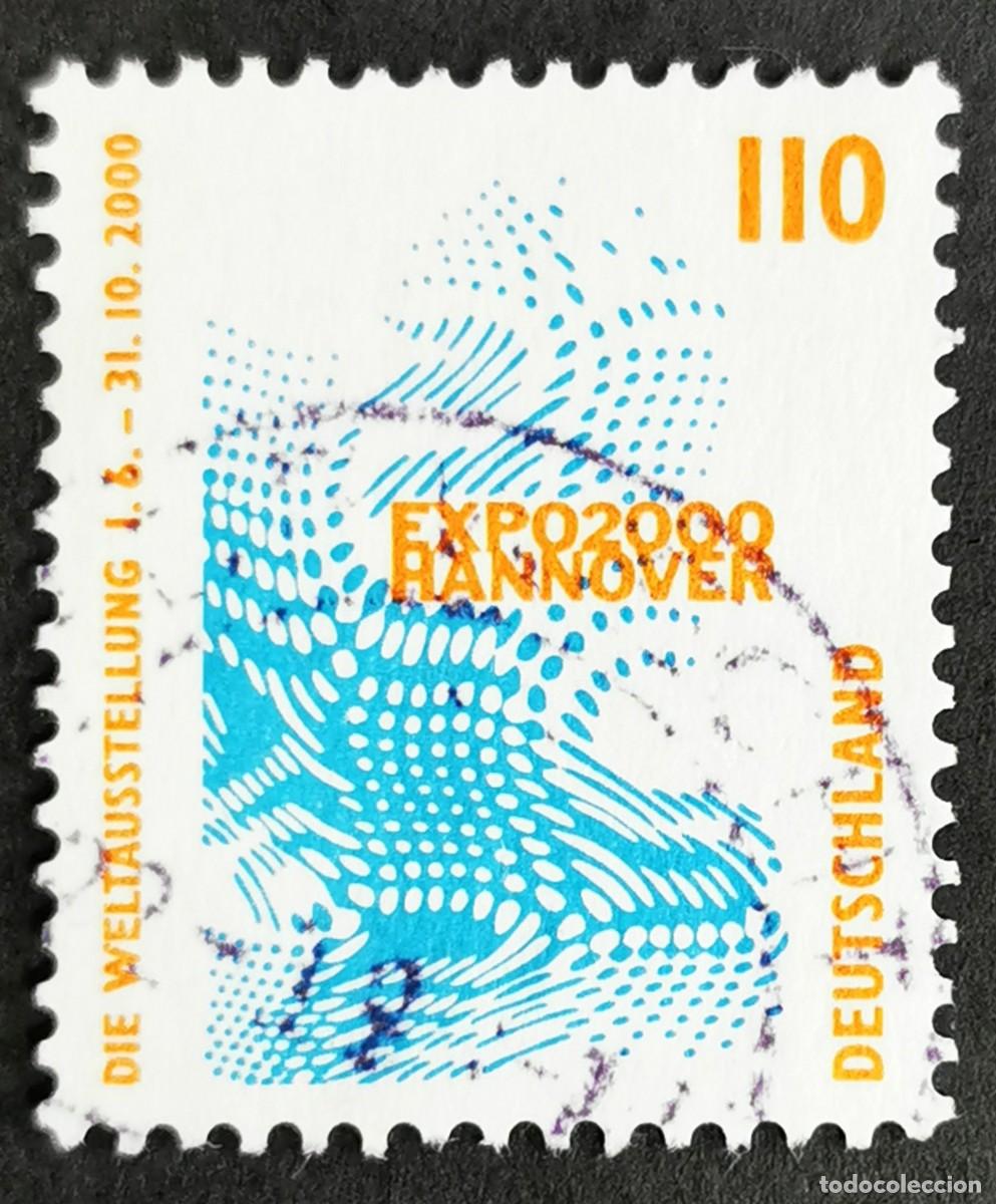 Sellos: Sello Alemania R. Federal 1998, Emblema de la Exposici&oacute;n Universal EXPO, 100 Pf. Michel: DE 2009A
