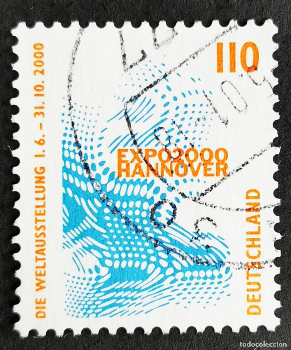 Sellos: Sello Alemania R. Federal 1998, Emblema de la Exposici&oacute;n Universal EXPO, 100 Pf. Michel: DE 2009A
