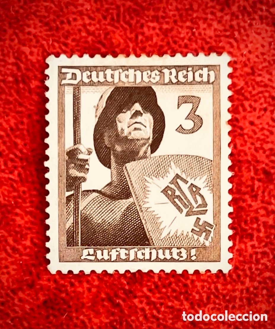 Sellos: Sello Alemania 1937 Liga Nacional Protecci&oacute;n Aerea