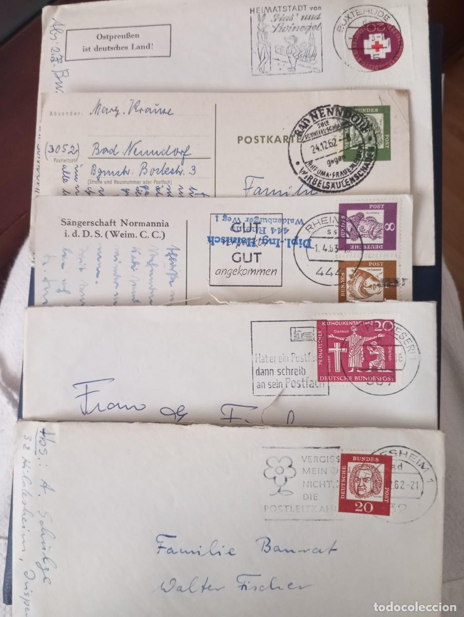 Sellos: ALEMANIA, 1952/54 LOTE DE MATASELLOS ESPECIALES