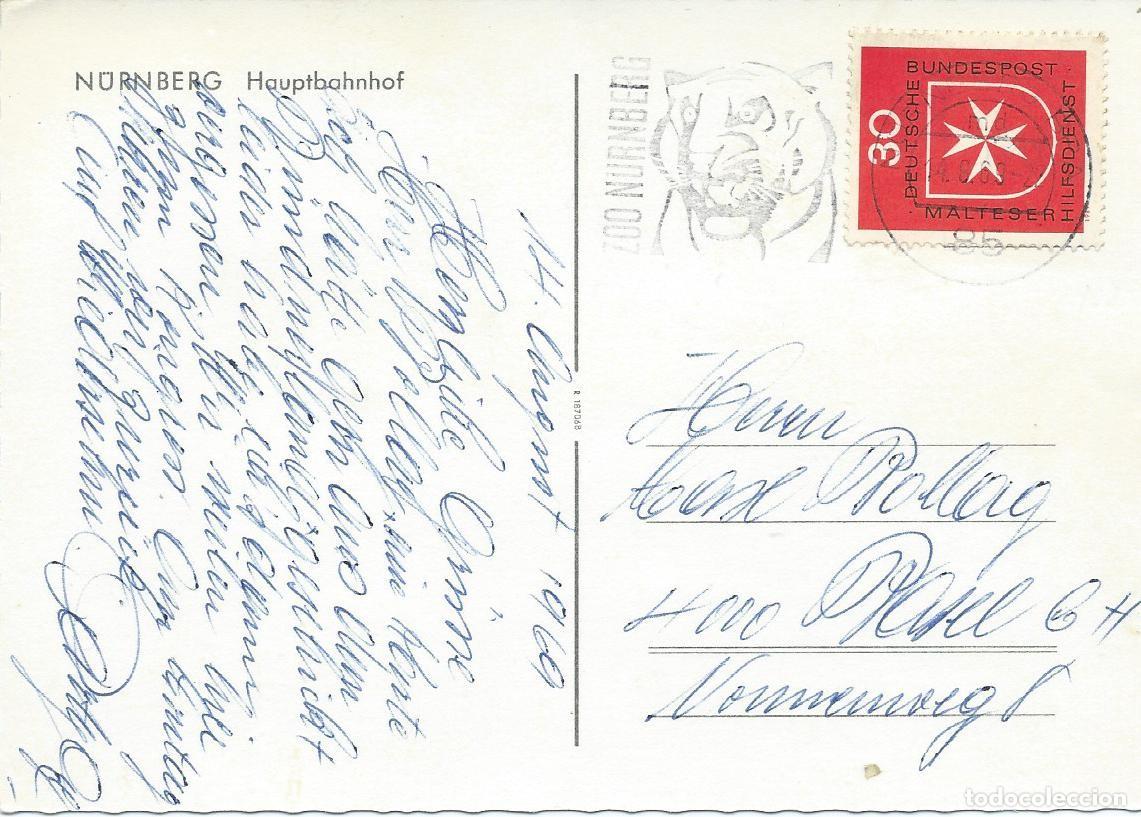 Sellos: 1969. ALEMANIA/GERMANY. RODILLO/SLOGAN. ZOO DE NUREMBERG. TIGRE/TIGER. NATURALEZA/NATURE. FAUNA.
