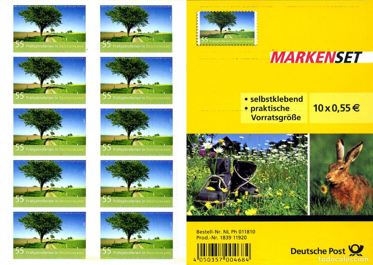 Sellos: 276487 MNH ALEMANIA FEDERAL 2012 TURISMO - PRIMAVERA