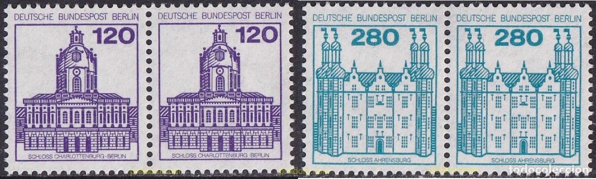Sellos: 692748 MNH ALEMANIA. Berl&iacute;n 1982 CASTILLOS