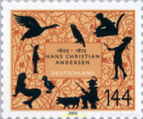 Sellos: 698115 MNH ALEMANIA FEDERAL 2005 200 ANIVERSARIO DEL NACIMIENTO DE HANS CHRISTIAN ANDERSEN