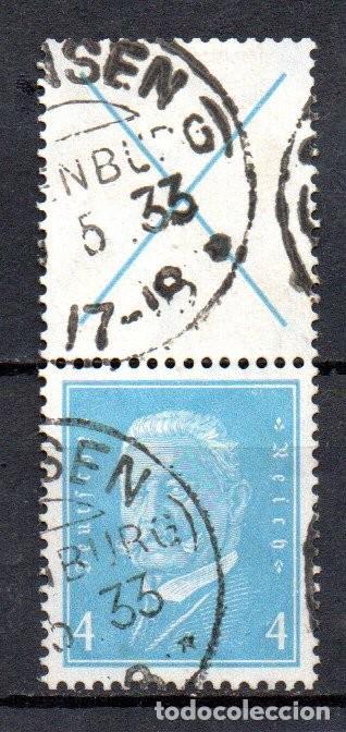 Sellos: ALEMANIA TERCER REICH. COMBINACION. S38. X+4