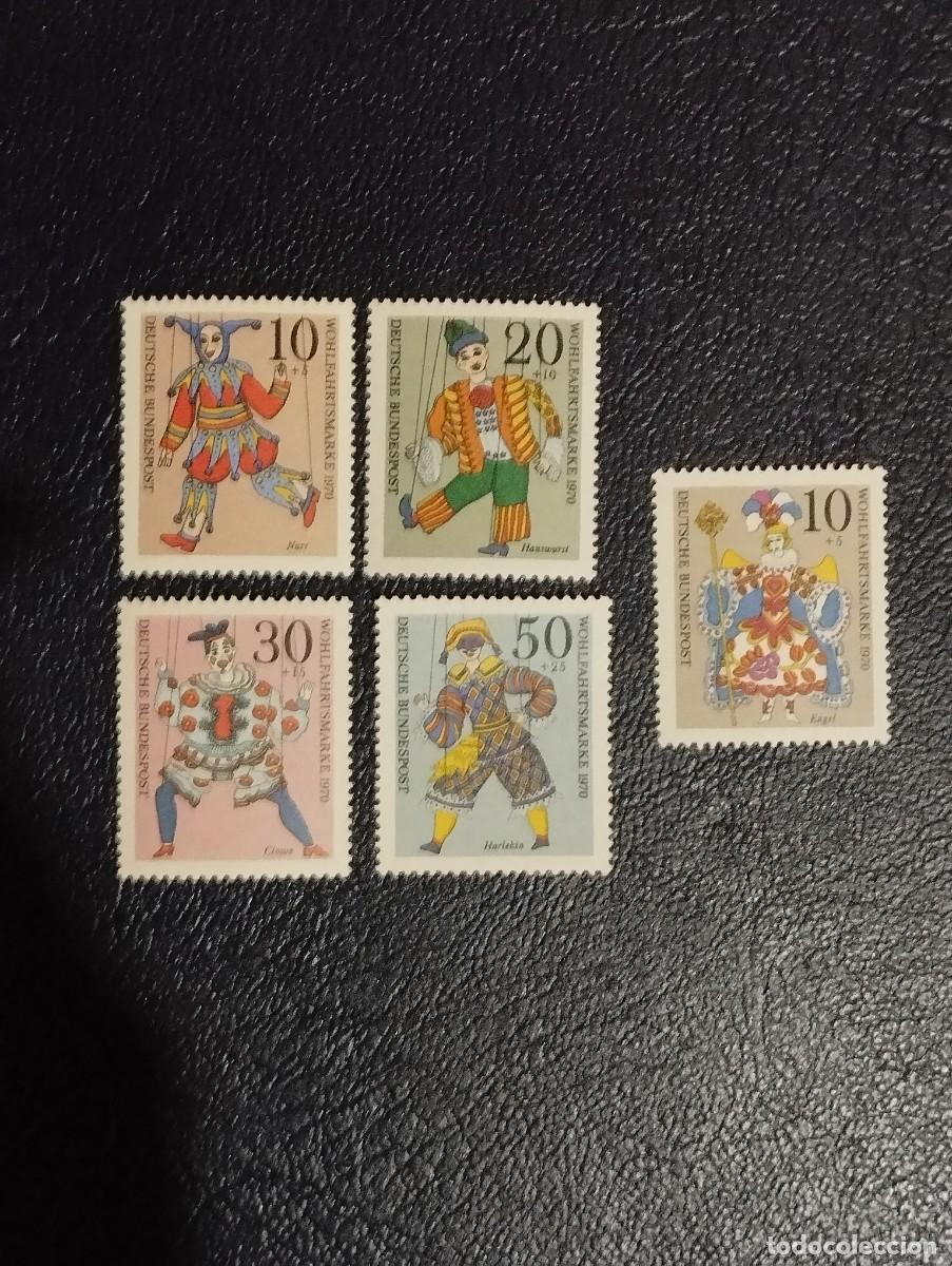 Sellos: 26.07/ Alemania Federal 1970 Serie completa en nuevo