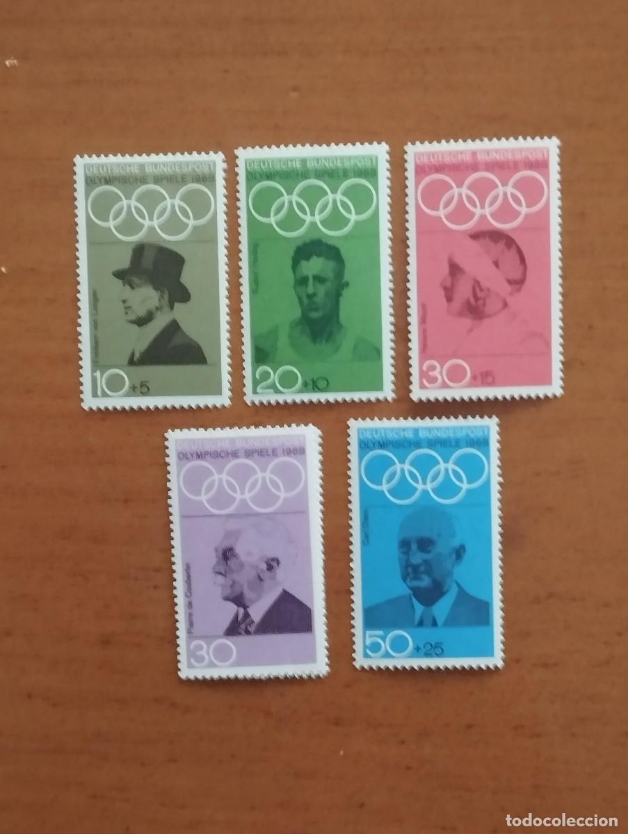 Sellos: 26.07/ Alemania Federal 1968 Serie completa en nuevo