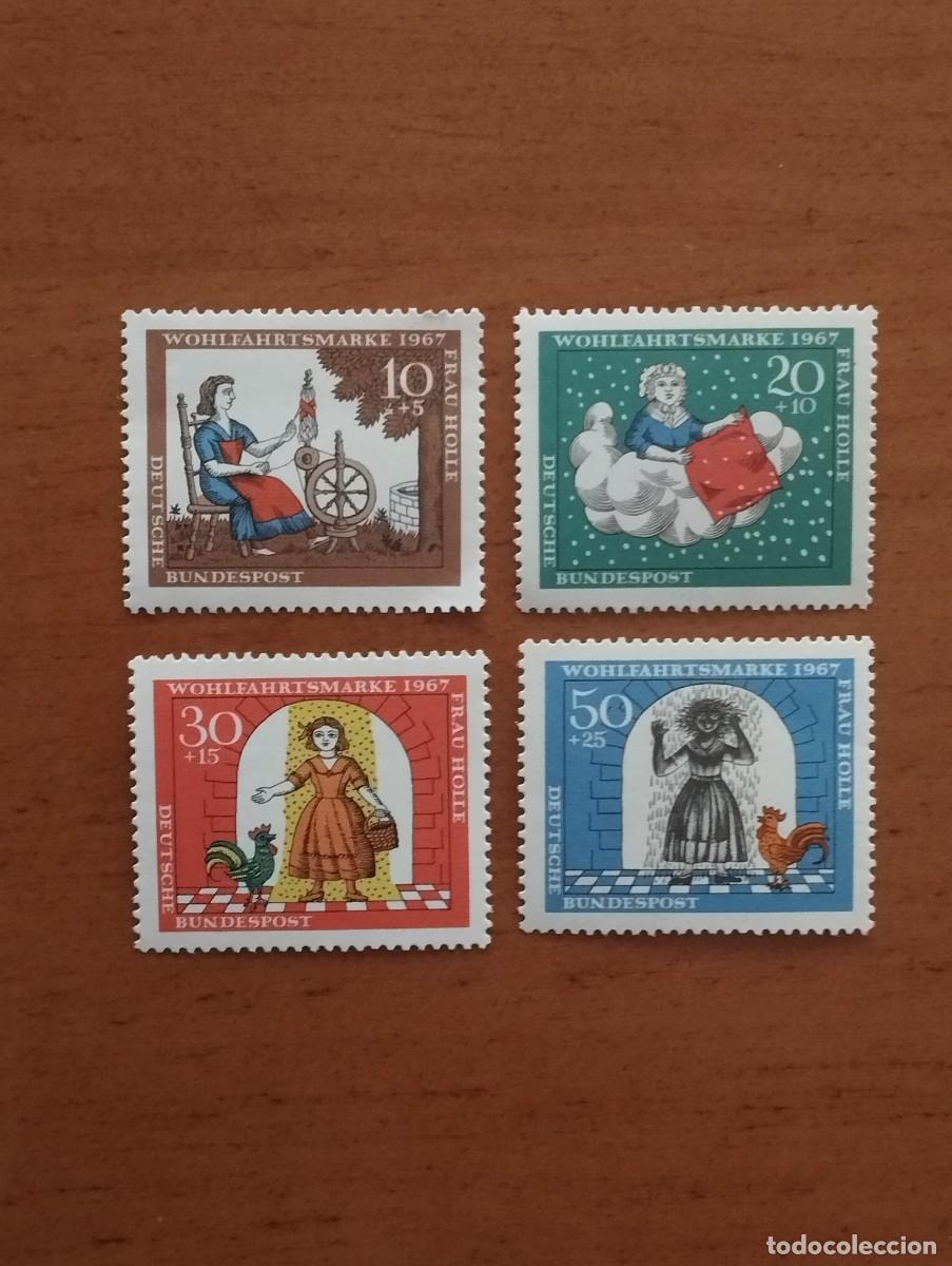 Sellos: 26.07/ Alemania Federal 1967 Serie completa en nuevo
