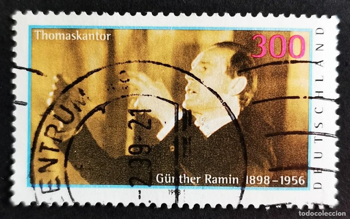 Sellos: Sello Alemania R. Federal 1998, Gunther Ramin (1898-1956) , 300 Pf. Michel: DE 2020