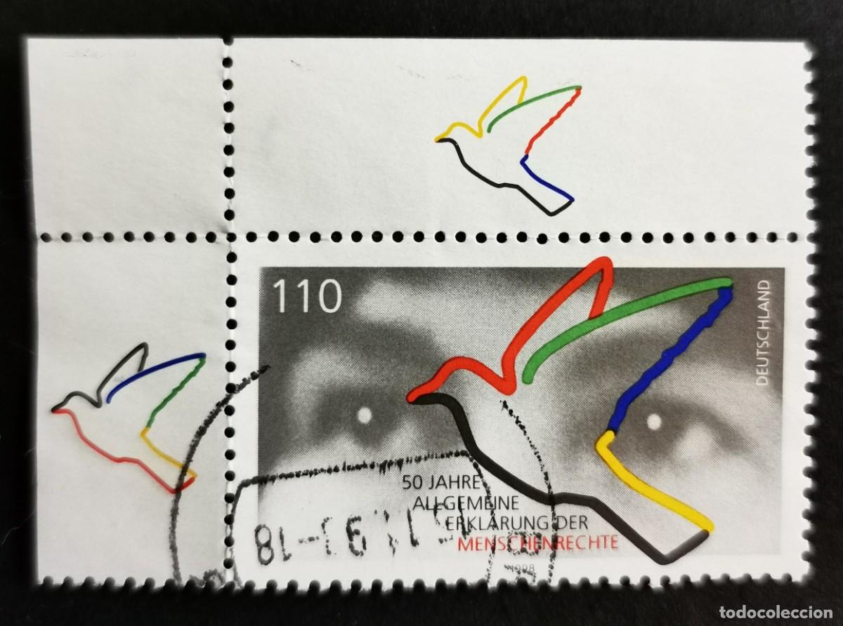 Sellos: Sello Alemania R. Federal 1998, Ojos, Paloma, 110 Pf. Michel: DE 2026