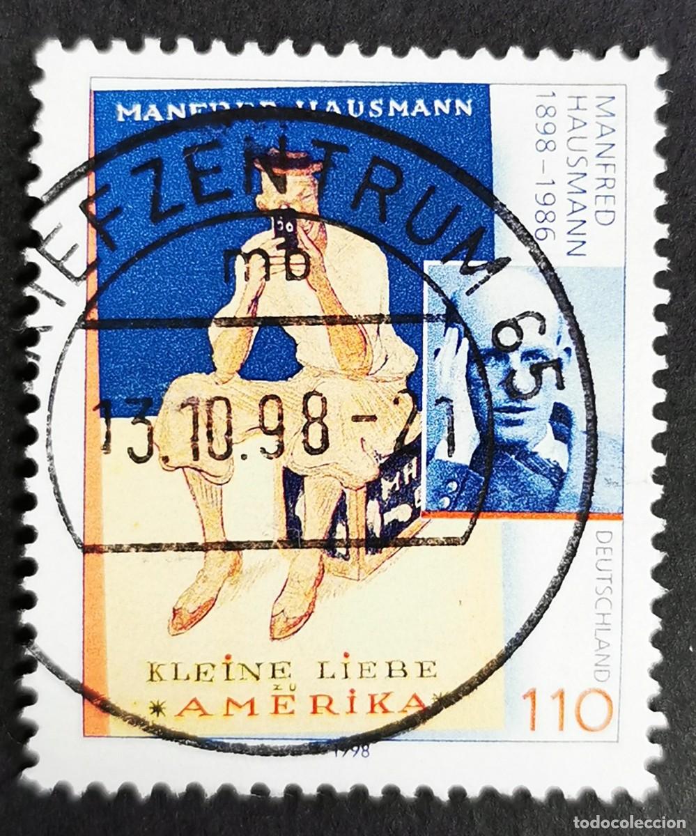 Sellos: Sello Alemania R. Federal 1998, Manfred Hausmann (1898-1986), 110 Pf. Michel: DE 2012