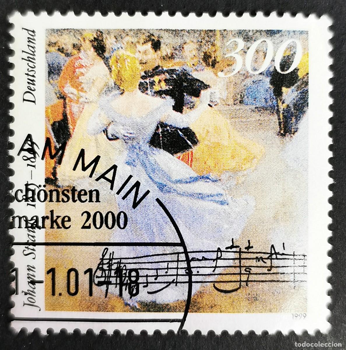 Sellos: Sello Alemania R. Federal 1999, Baile Palacio Imperial Hofburg de Viena', 300 Pf. Michel: DE 2061
