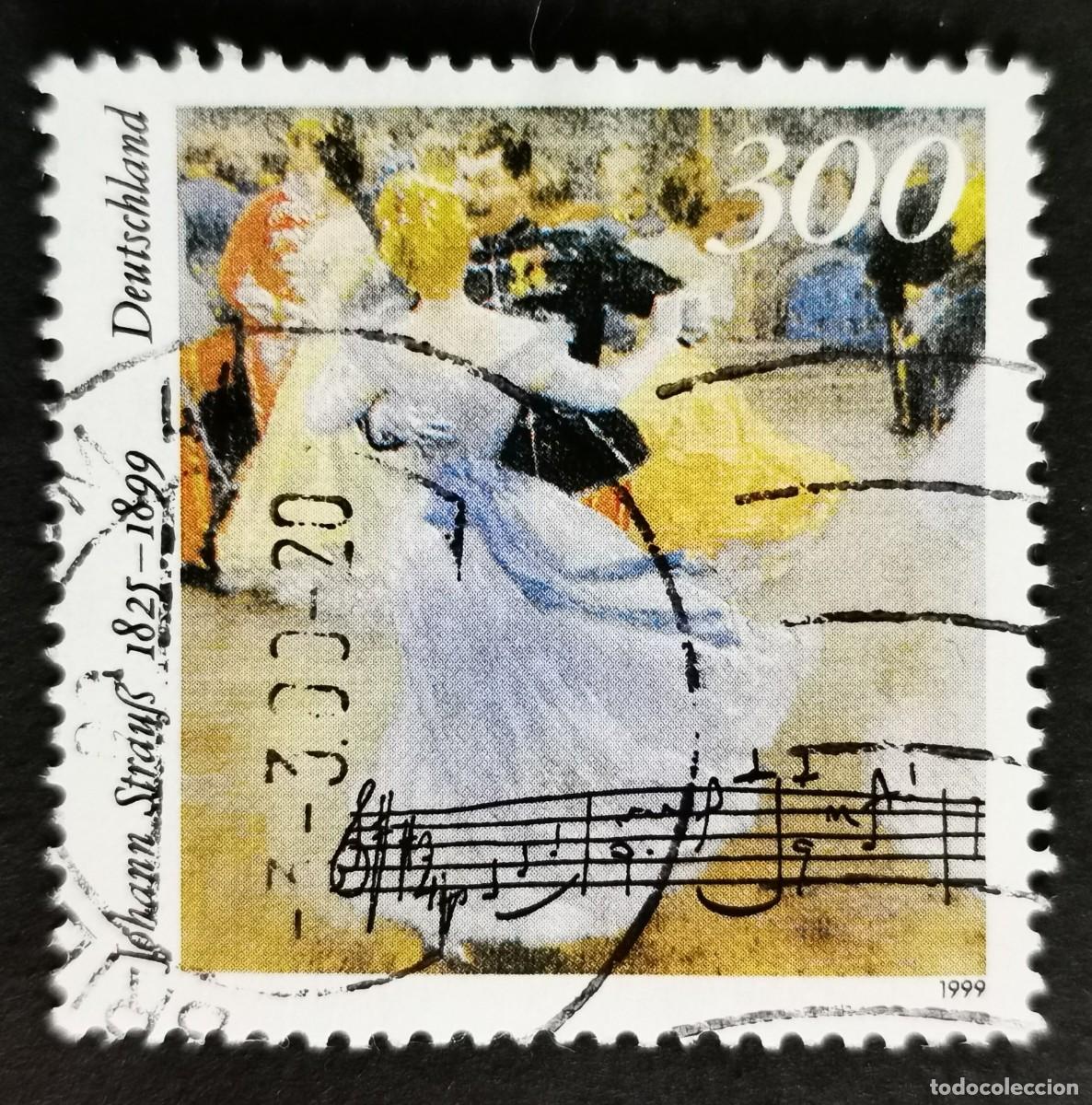 Sellos: Sello Alemania R. Federal 1999, Baile Palacio Imperial Hofburg de Viena', 300 Pf. Michel: DE 2061