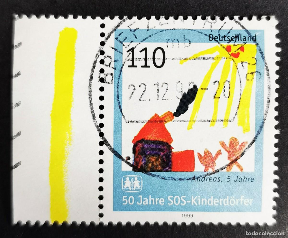 Sellos: Sello Alemania R. Federal 1999, 50&ordm; aniversario de Aldeas Infantiles SOS, 110 Pf. Michel: DE 2062
