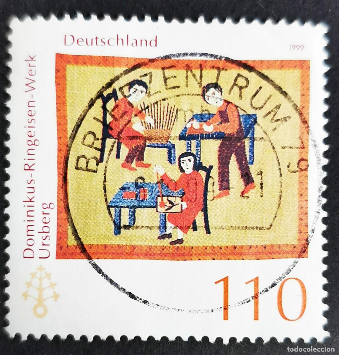 Sellos: Sello Alemania R. Federal 1999, 115&ordm; Aniversario del Instituto Dominikus-Ri, 110 Pf. Michel: DE 2065
