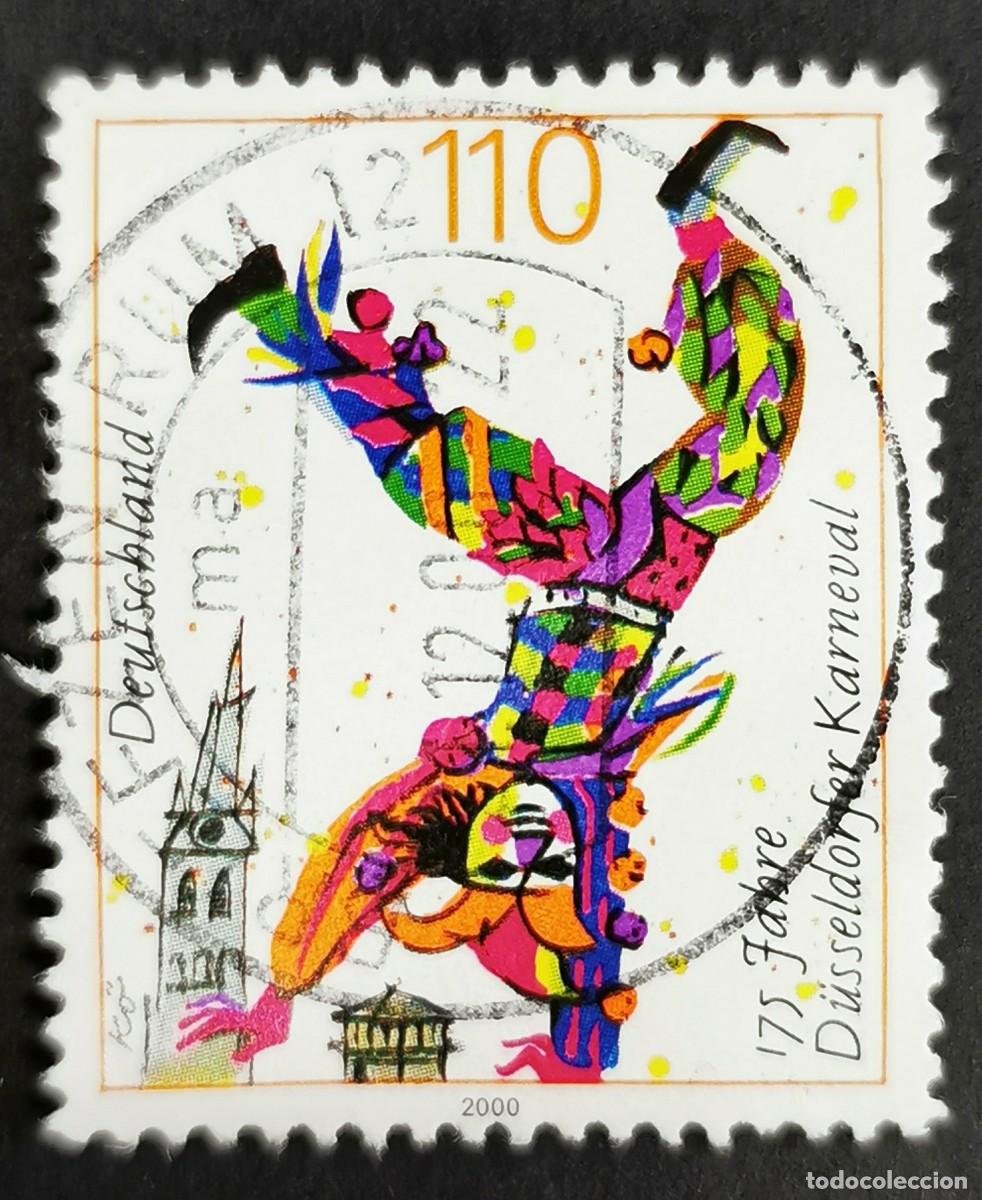 Sellos: Sello Alemania R. Federal 2000, 175&ordm; aniversario primer Carnaval D&uuml;sseldorf, 110 Pf. Michel: DE 2099
