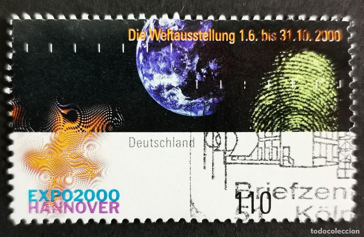 Sellos: Sello Alemania R. Federal 2000, Exposici&oacute;n Universal EXPO 2000, Hannover , 110 Pf. Michel: DE 2130