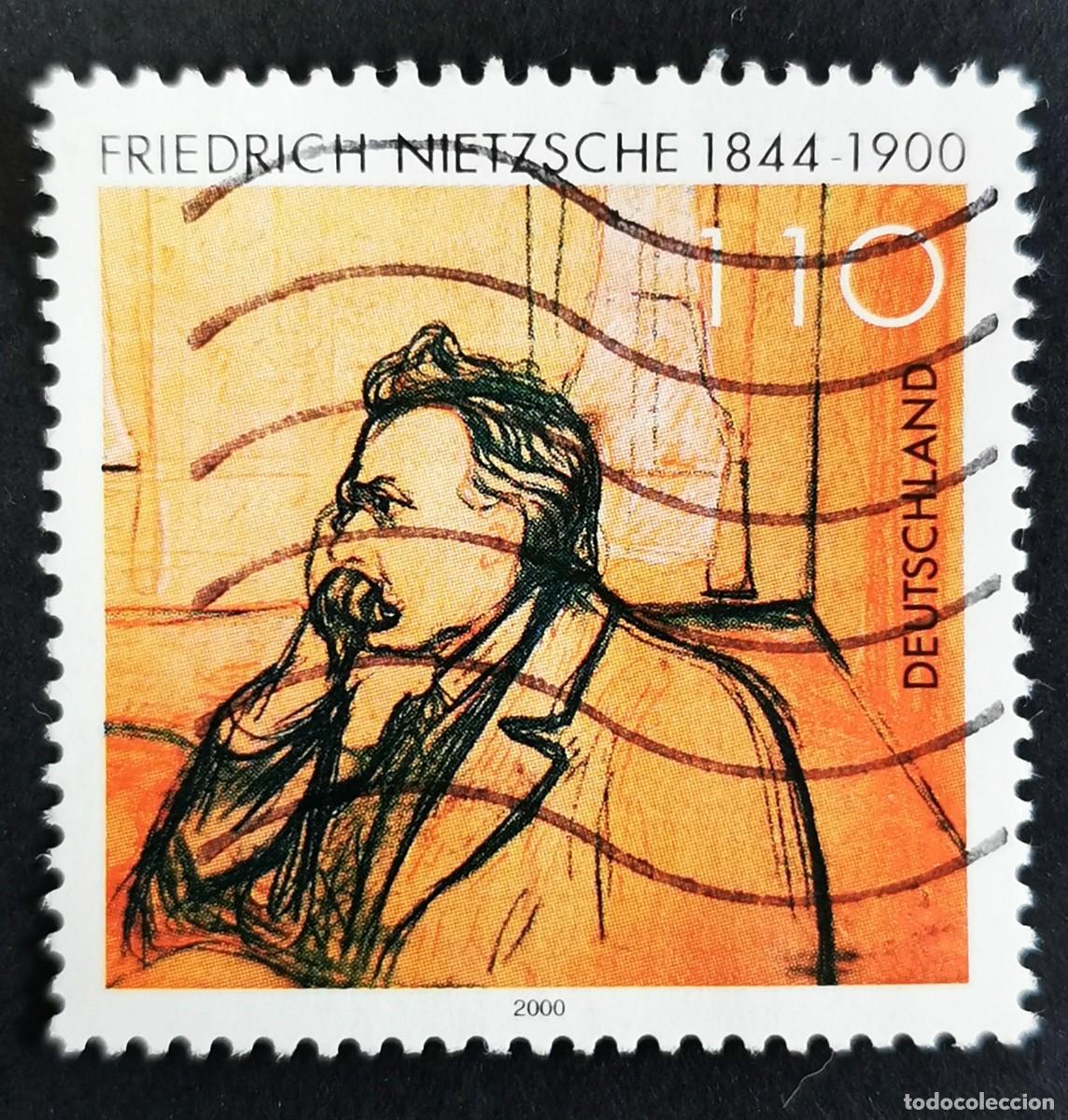 Sellos: Sello Alemania R. Federal 2000, Centenario de la muerte de Friedrich Nietz, 110 Pf. Michel: DE 2131