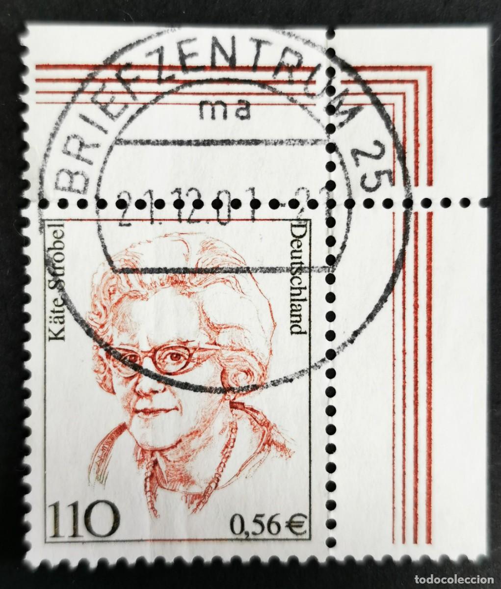 Sellos: Sello Alemania R. Federal 2000, Mujeres alemanas: K&auml;te Strobel (1907-1996), 110 Pf. Michel: DE 2150