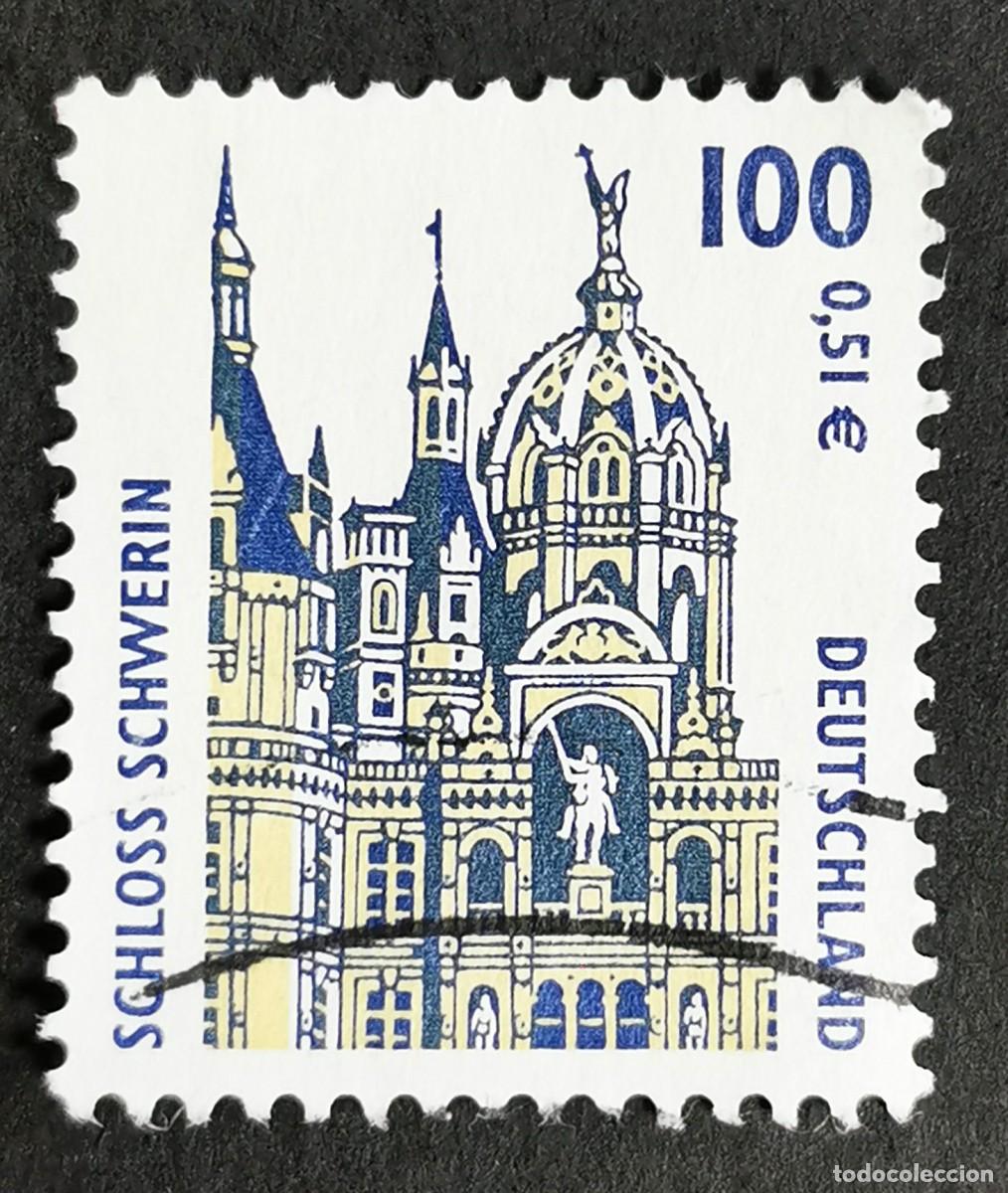 Sellos: Sello Alemania R. Federal 2001, Castillo de Schwerin, 100 Pf. Michel: DE 2156