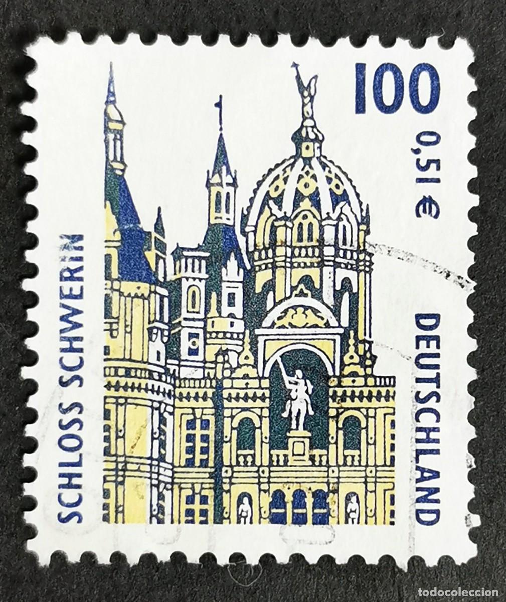 Sellos: Sello Alemania R. Federal 2001, Castillo de Schwerin, 100 Pf. Michel: DE 2156