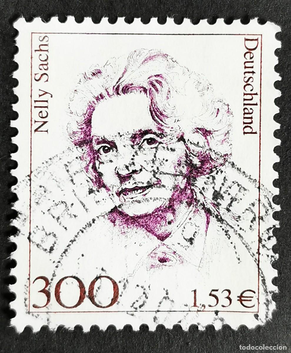 Sellos: Sello Alemania R. Federal 2001, Mujeres alemanas: Nelly Sachs (1891-1970), 300 Pf. Michel: DE 2159