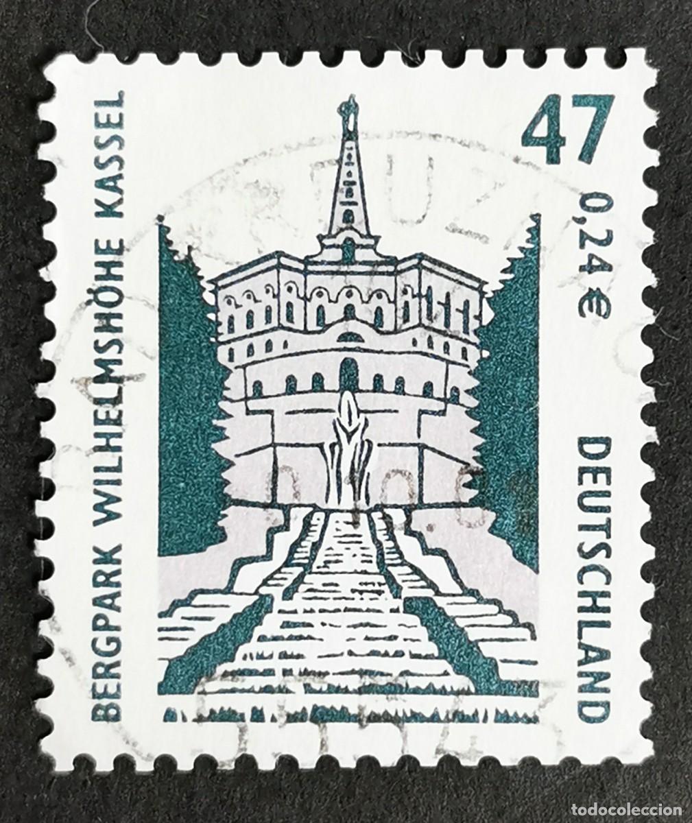 Sellos: Sello Alemania R. Federal 2001, Parque de monta&ntilde;a Williamheight, Kassel, 47 Pf. Michel: DE 2176