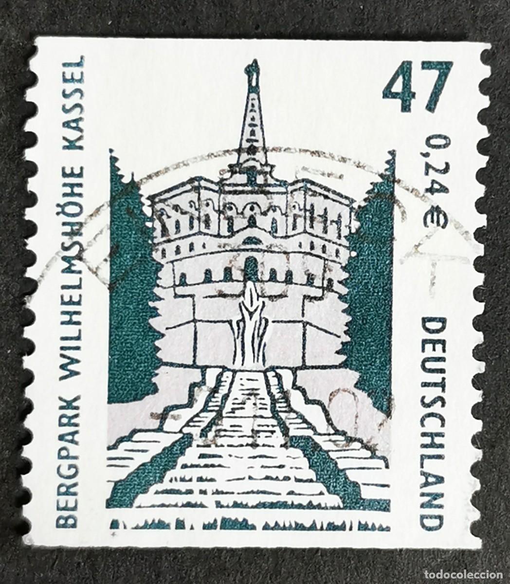 Sellos: Sello Alemania R. Federal 2001, Parque de monta&ntilde;a Williamheight, Kassel, 47 Pf. Michel: DE 2176
