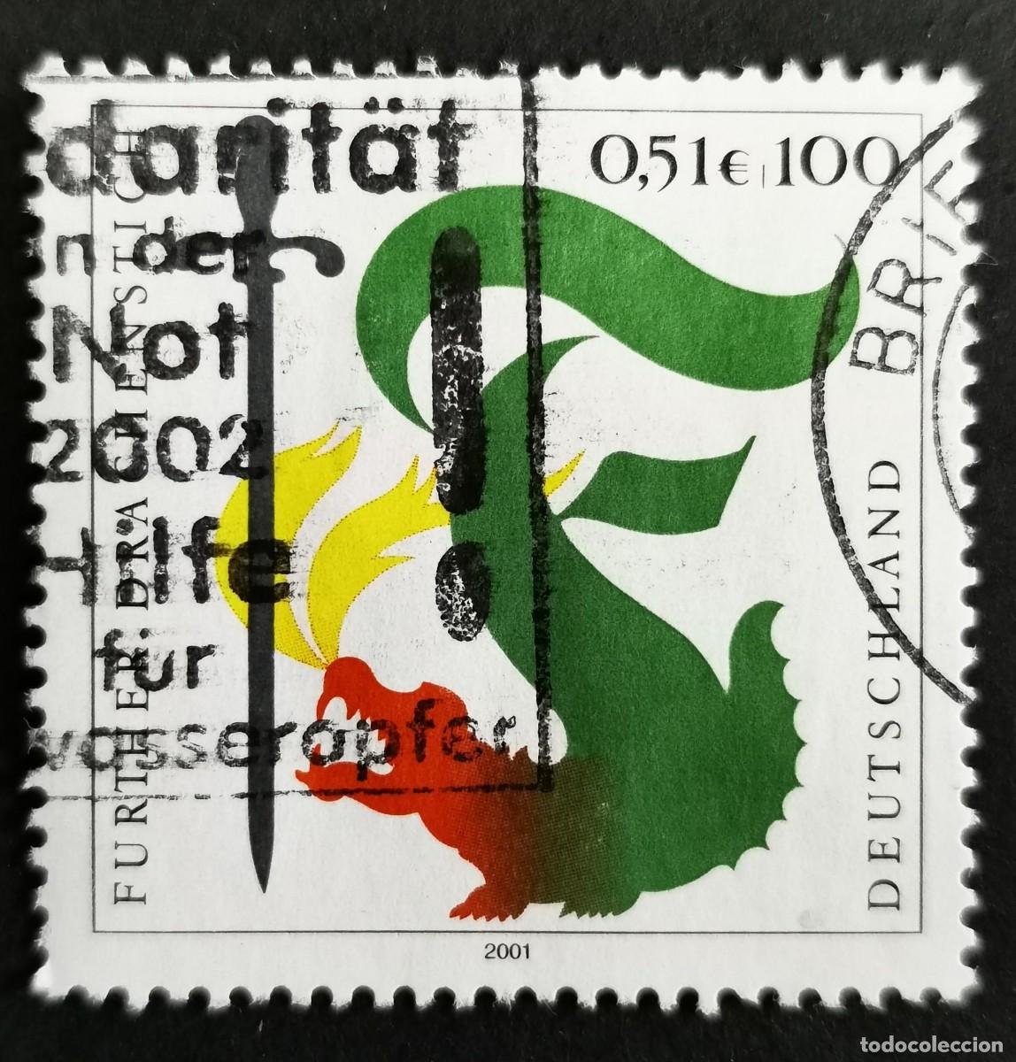 Sellos: Sello Alemania R. Federal 2001, Tradiciones, 100 Pf. Michel: DE 2207