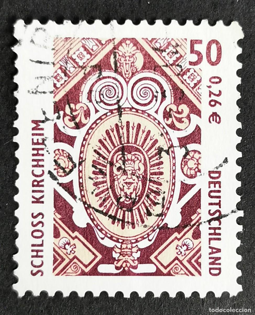 Sellos: Sello Alemania R. Federal 2001, Techo del Palacio Fugger, Kirchheim, 50 Pf. Michel: DE 2210