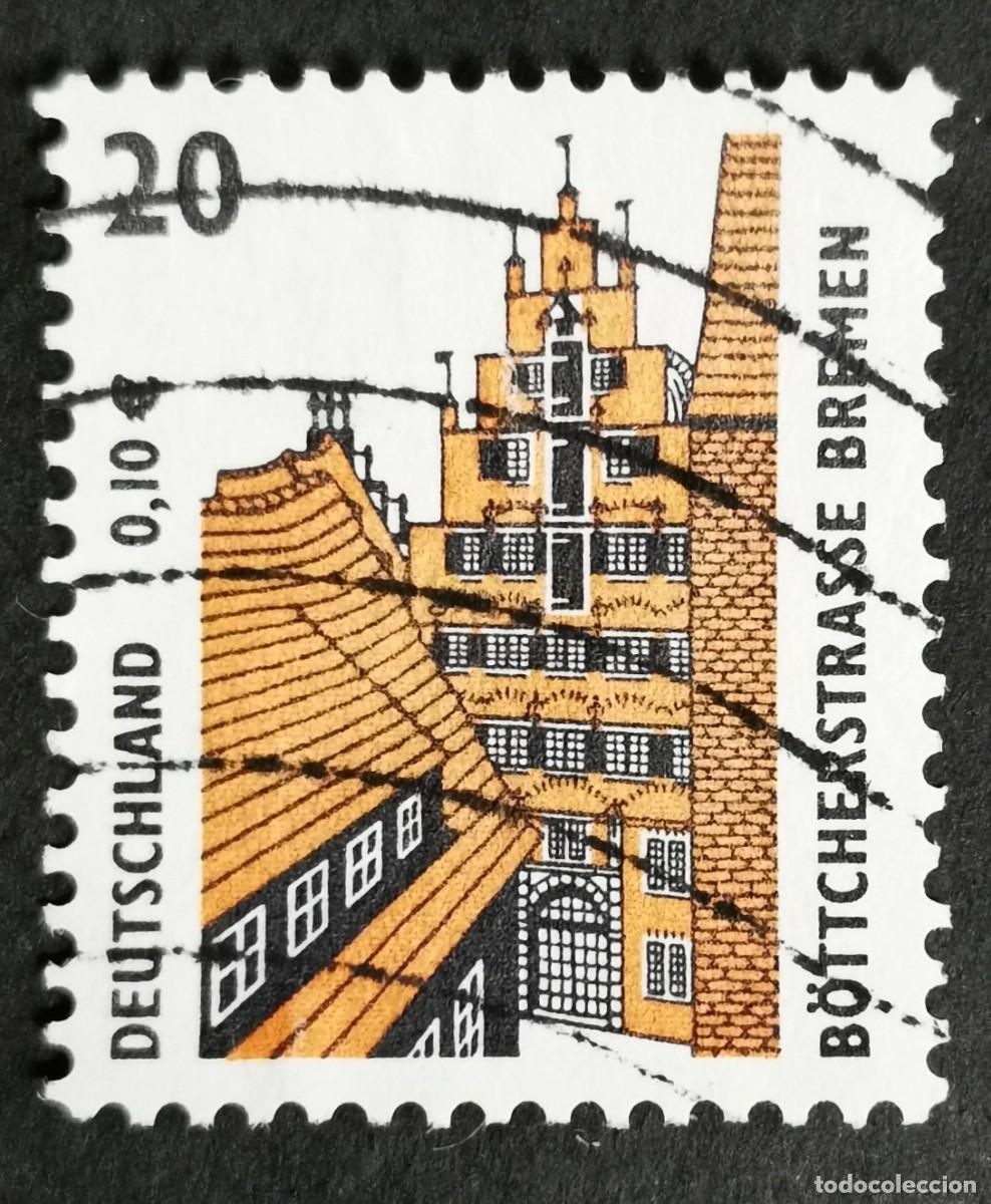 Sellos: Sello Alemania R. Federal 2001,Calle B&ouml;ttcher, Bremen, 20 Pf. Michel: DE 2224