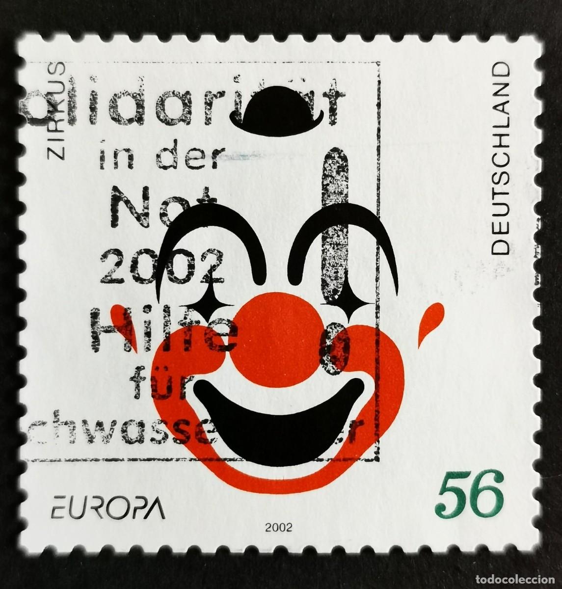 Sellos: Sello Alemania R. Federal 2002, C.E.P.T. - Circo, 56 ct Michel: DE 2252