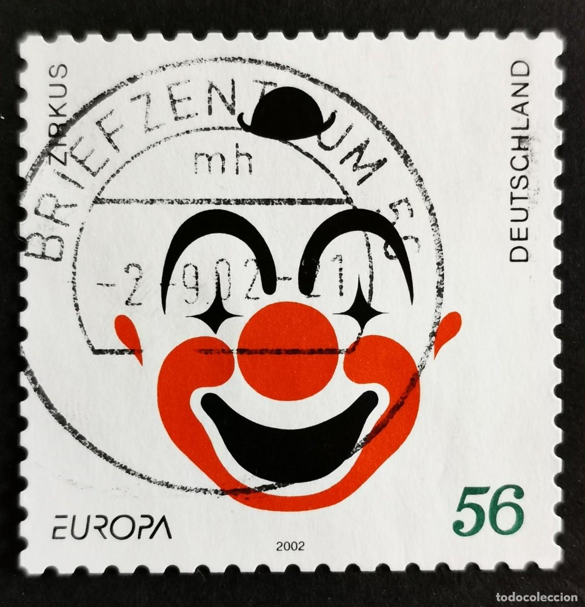 Sellos: Sello Alemania R. Federal 2002, C.E.P.T. - Circo, 56 ct Michel: DE 2252