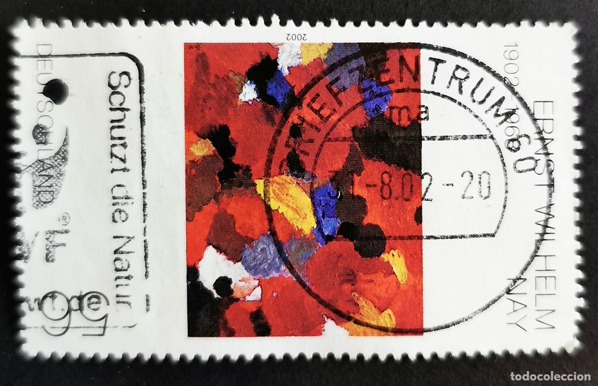 Sellos: Sello Alemania R. Federal 2002, Centenario nacimiento Ernst Wilhelm Nay, 56 ct Michel: DE 2267