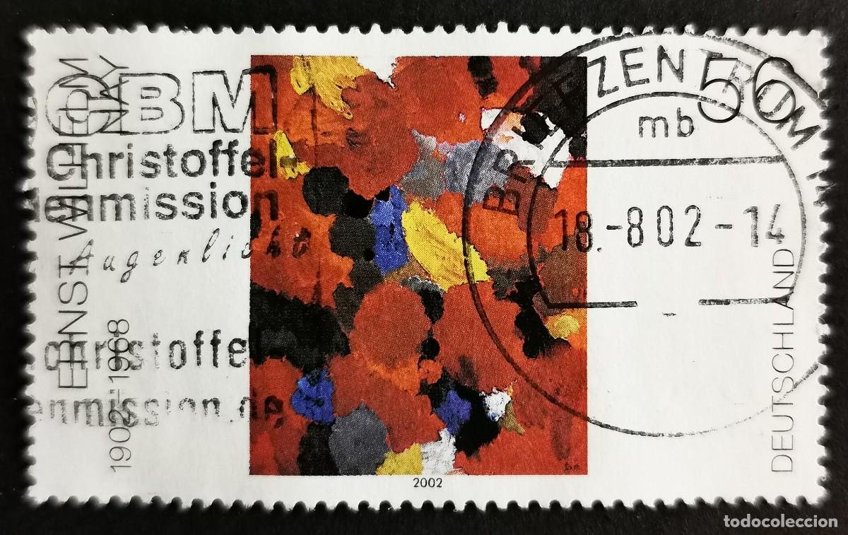 Sellos: Sello Alemania R. Federal 2002, Centenario nacimiento Ernst Wilhelm Nay, 56 ct Michel: DE 2267
