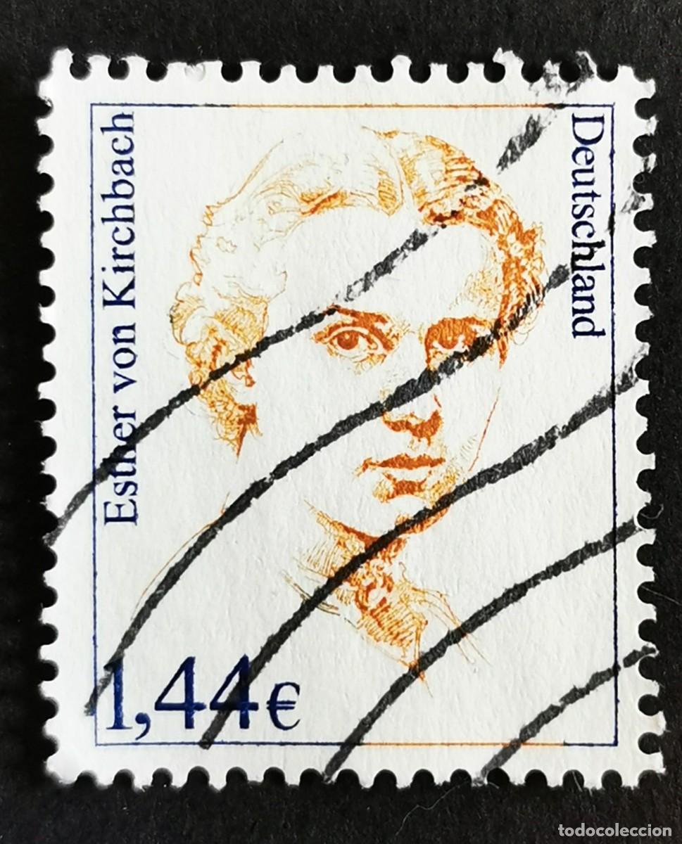 Sellos: Sello Alemania R. Federal 2002, Mujeres alemanas: Esther von Kirchbach , 1,44 &euro; Michel: DE 2297