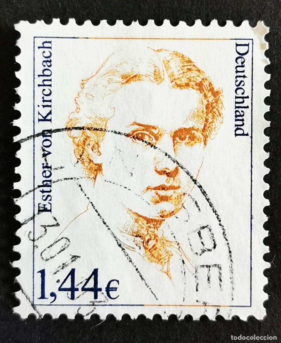 Sellos: Sello Alemania R. Federal 2002, Mujeres alemanas: Esther von Kirchbach , 1,44 &euro; Michel: DE 2297