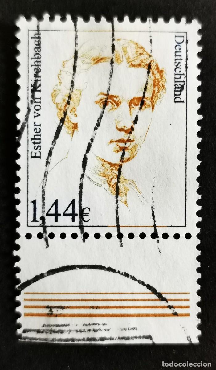 Sellos: Sello Alemania R. Federal 2002, Mujeres alemanas: Esther von Kirchbach , 1,44 &euro; Michel: DE 2297