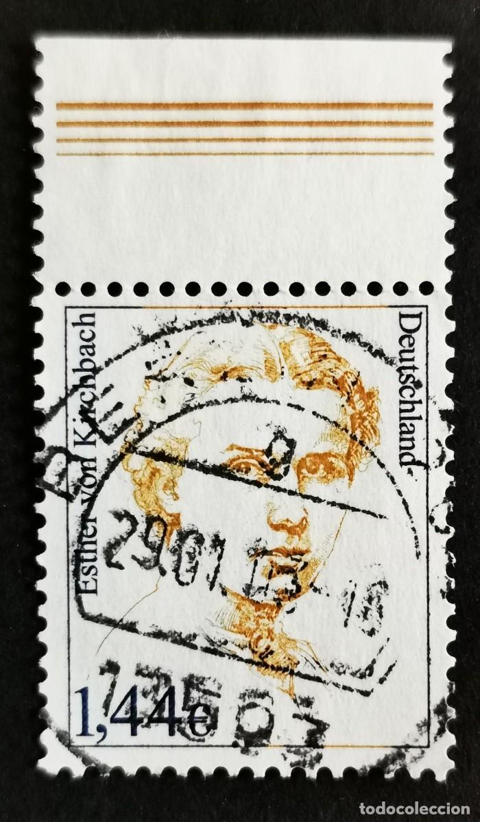Sellos: Sello Alemania R. Federal 2002, Mujeres alemanas: Esther von Kirchbach , 1,44 &euro; Michel: DE 2297
