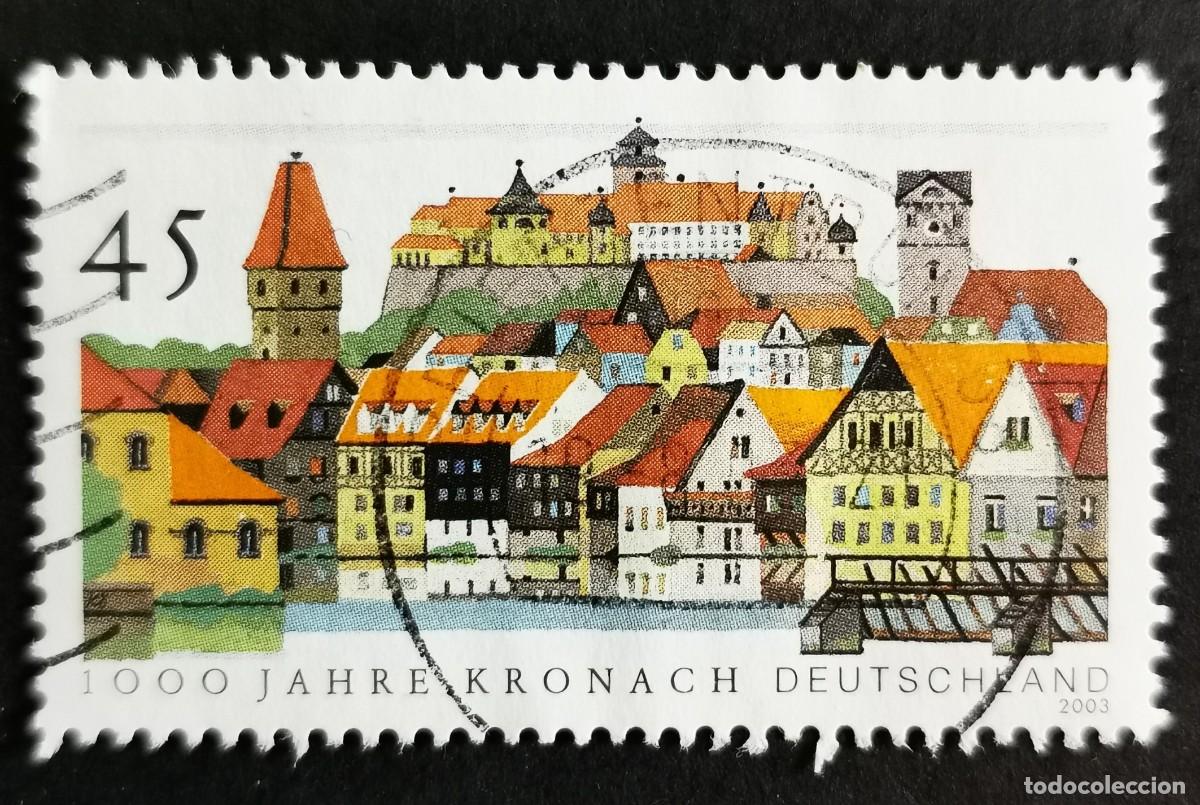 Sellos: Sello Alemania R. Federal 2003, Kronach, 1000 a&ntilde;os, 45 ct Michel: DE 2309