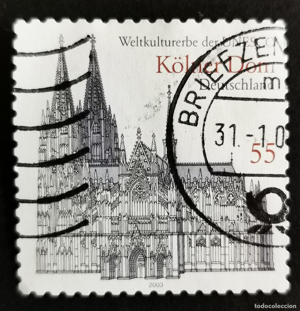 Sellos: Sello Alemania R. Federal 2003, Catedral de Colonia, 55 ct Michel: DE 2329