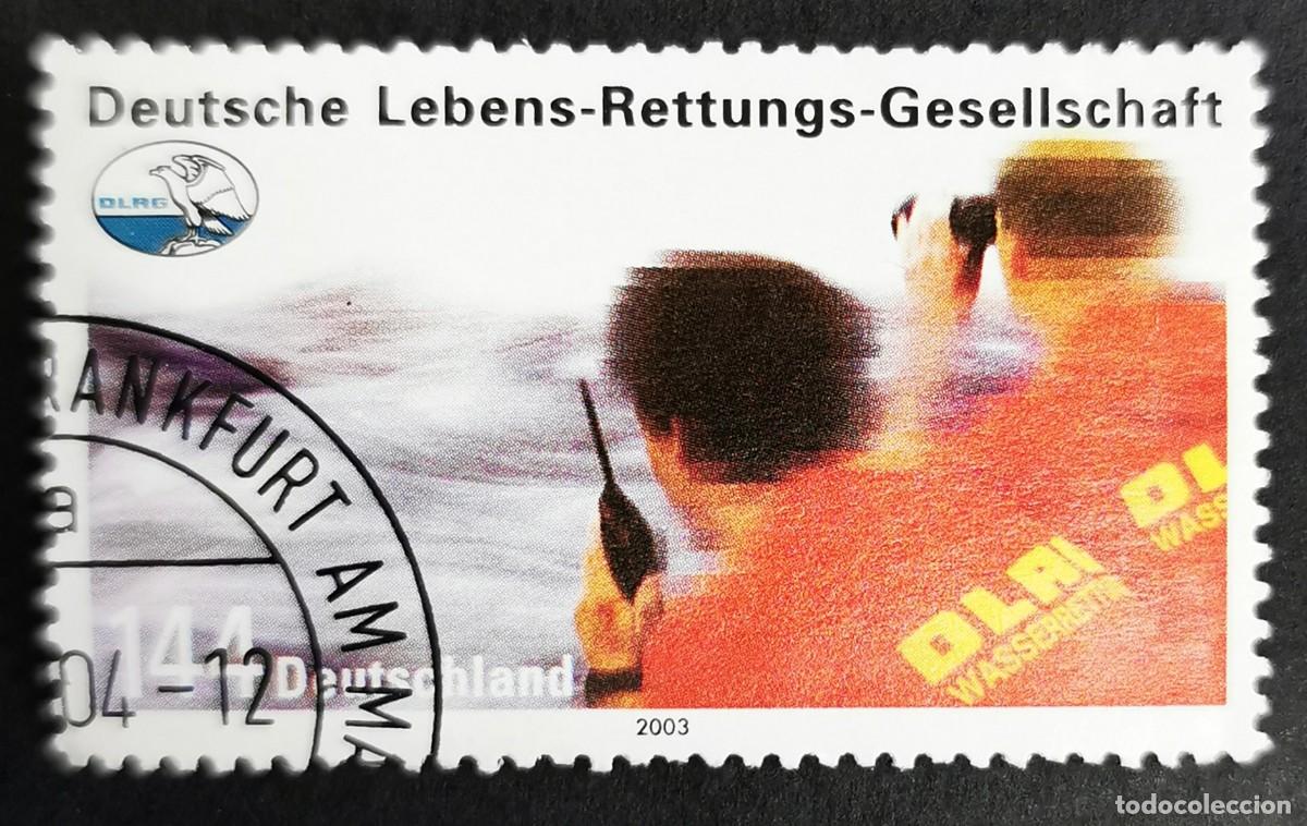 Sellos: Sello Alemania R. Federal 2003, Asociaci&oacute;n de salvamento, 144 ct Michel: DE 2367