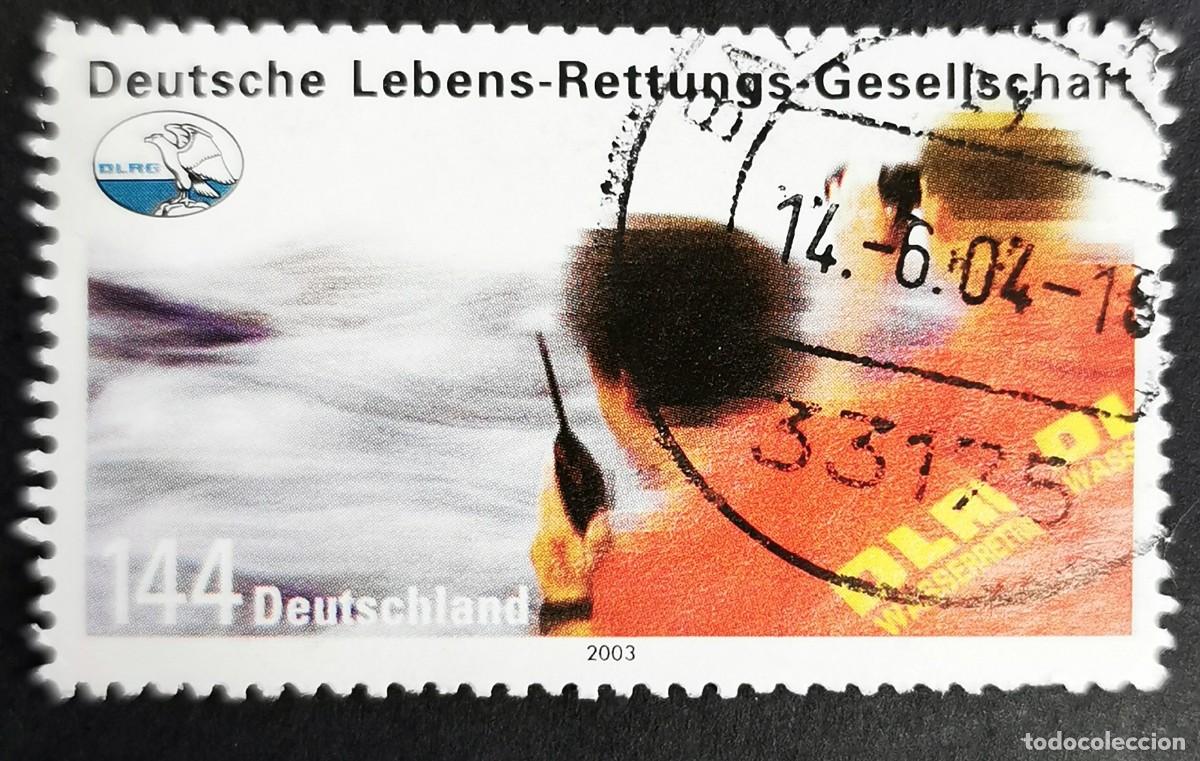 Sellos: Sello Alemania R. Federal 2003, Asociaci&oacute;n de salvamento, 144 ct Michel: DE 2367