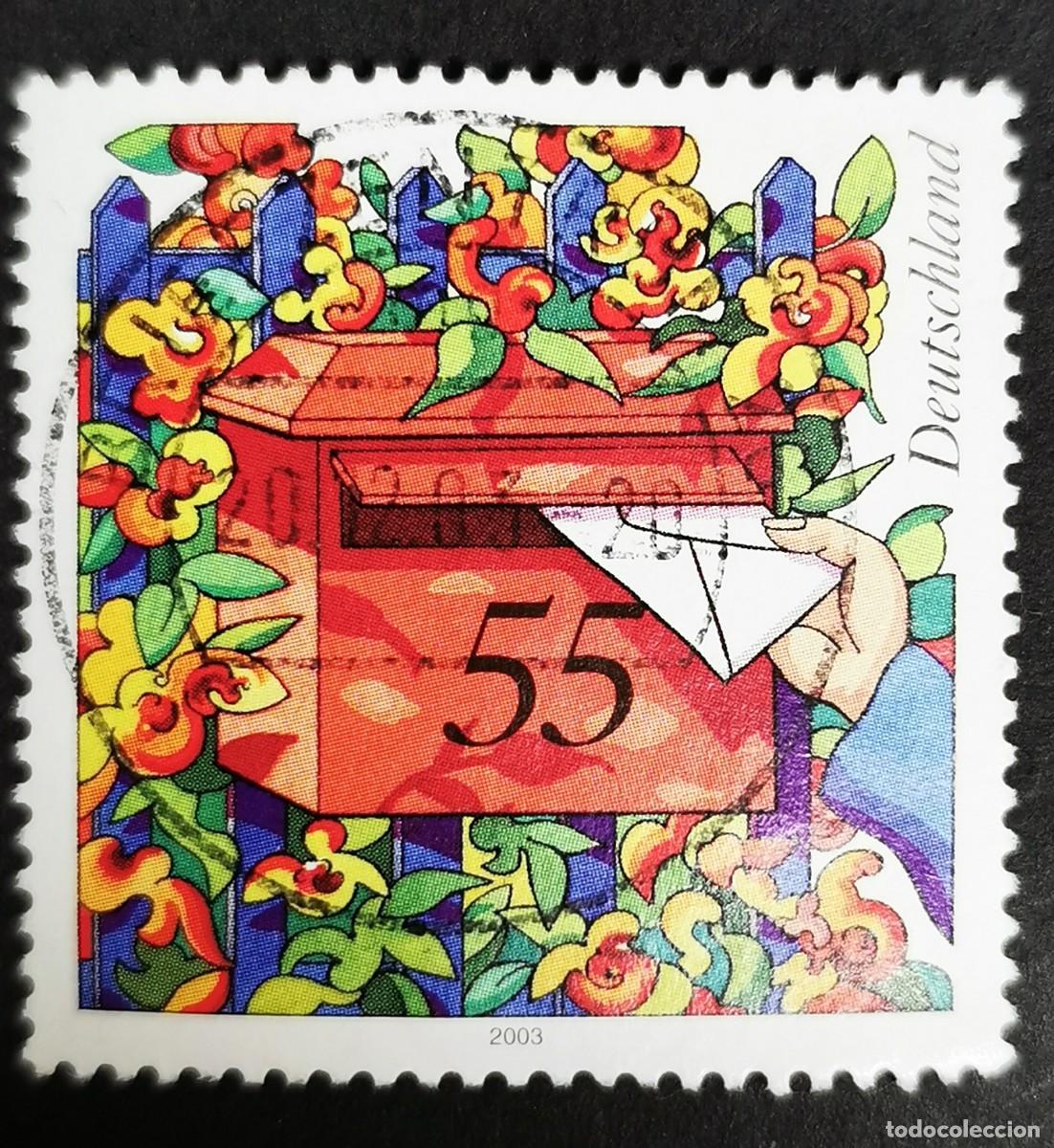 Sellos: Sello Alemania R. Federal 2003, Buz&oacute;n, 55 ct Michel: DE 2368