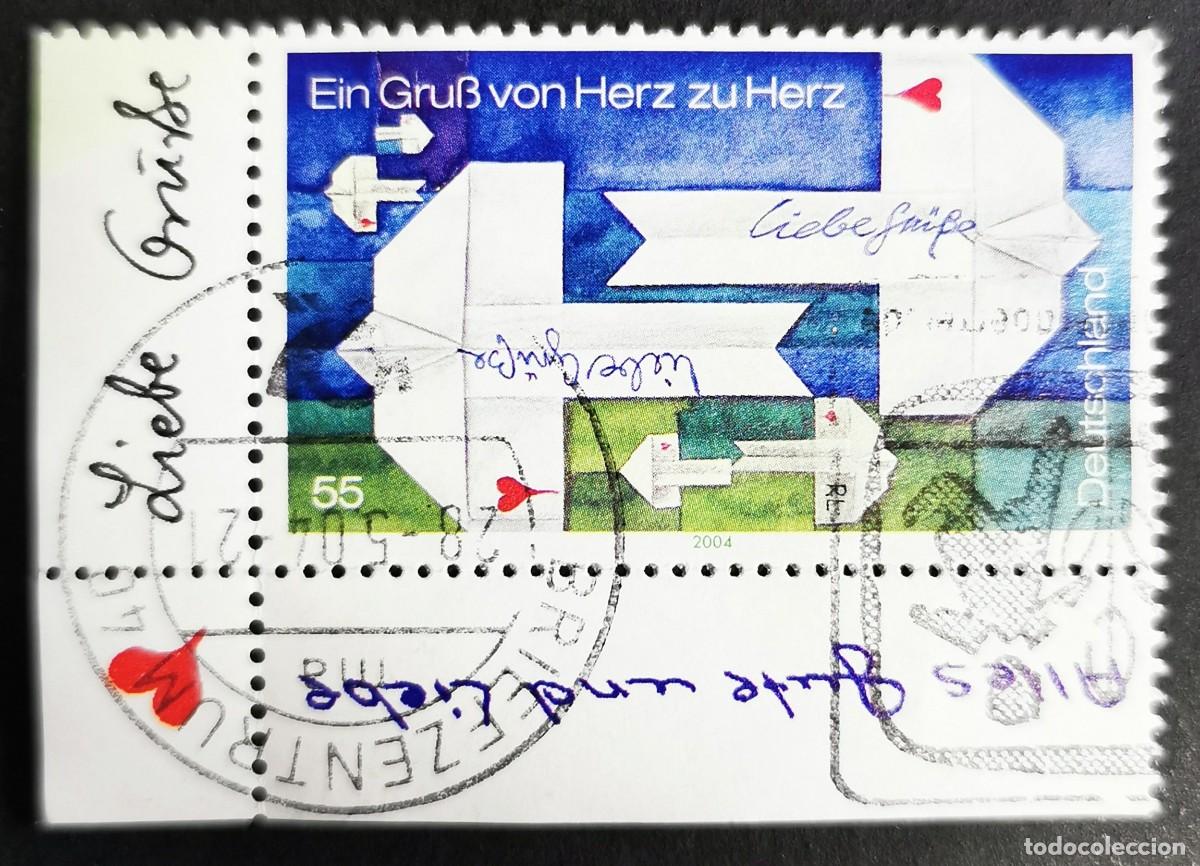 Sellos: Sello Alemania R.Federal 2004, Aviones en papel, 55 ct Michel: DE 2387