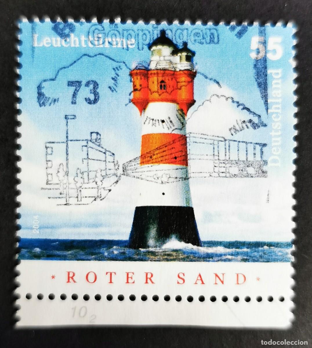 Sellos: Sello Alemania R.Federal 2004, Faros 2004: Arena roja, 55 ct Michel: DE 2410