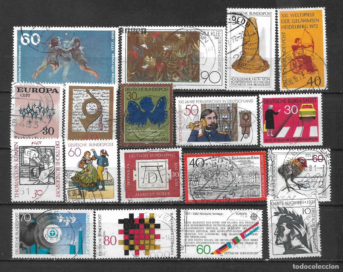 Sellos: alemania lote 18 sellos usados - 8/32
