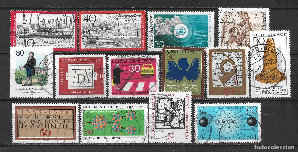 Sellos: alemania lote 14 sellos usados - 8/32